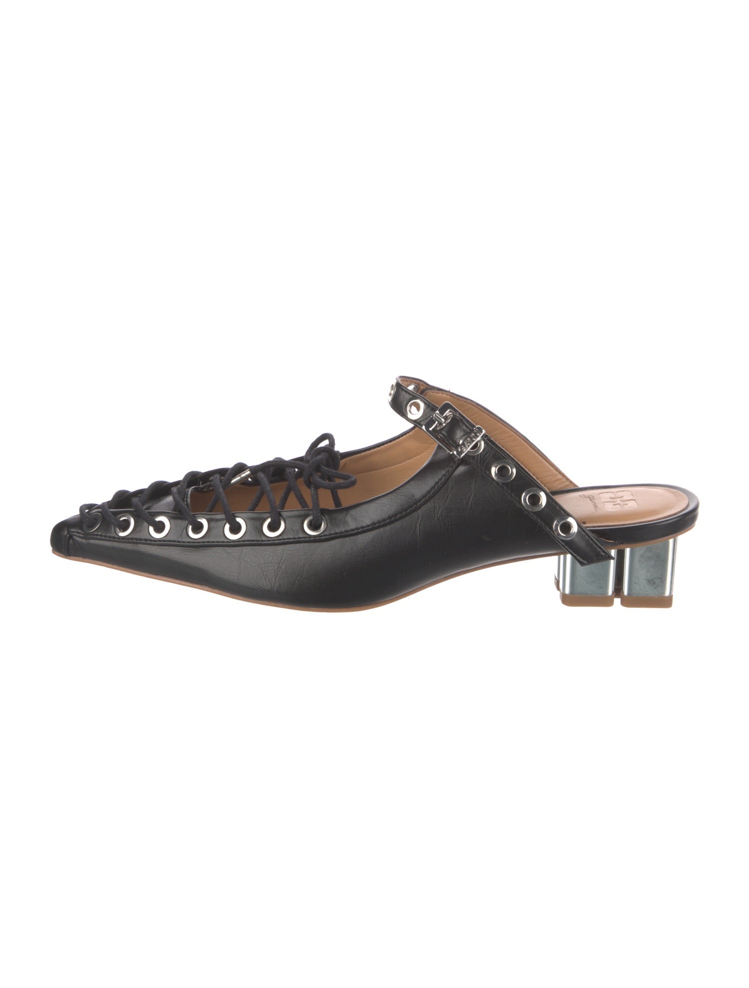 Ganni Leather Mules