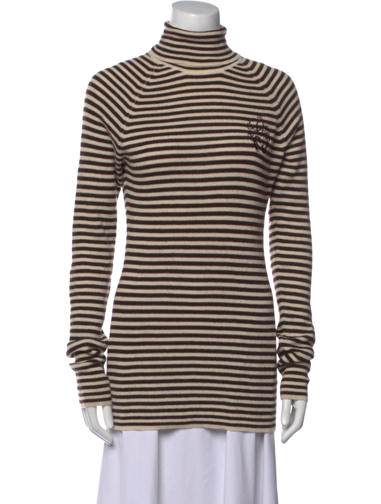 Ganni Wool Striped Sweater