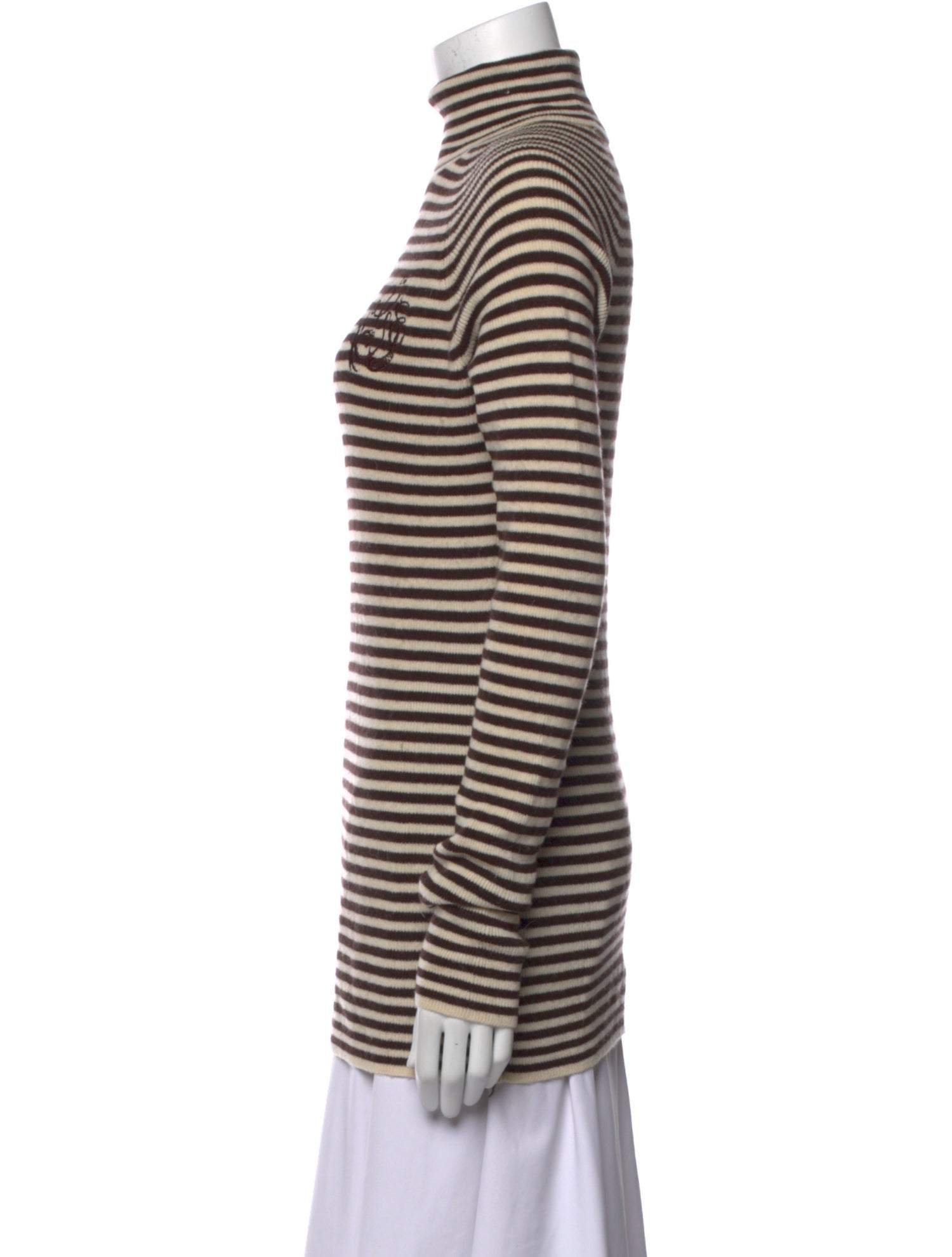 Ganni Wool Striped Sweater
