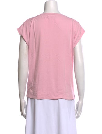 Ganni Crew Neck Short Sleeve T-Shirt