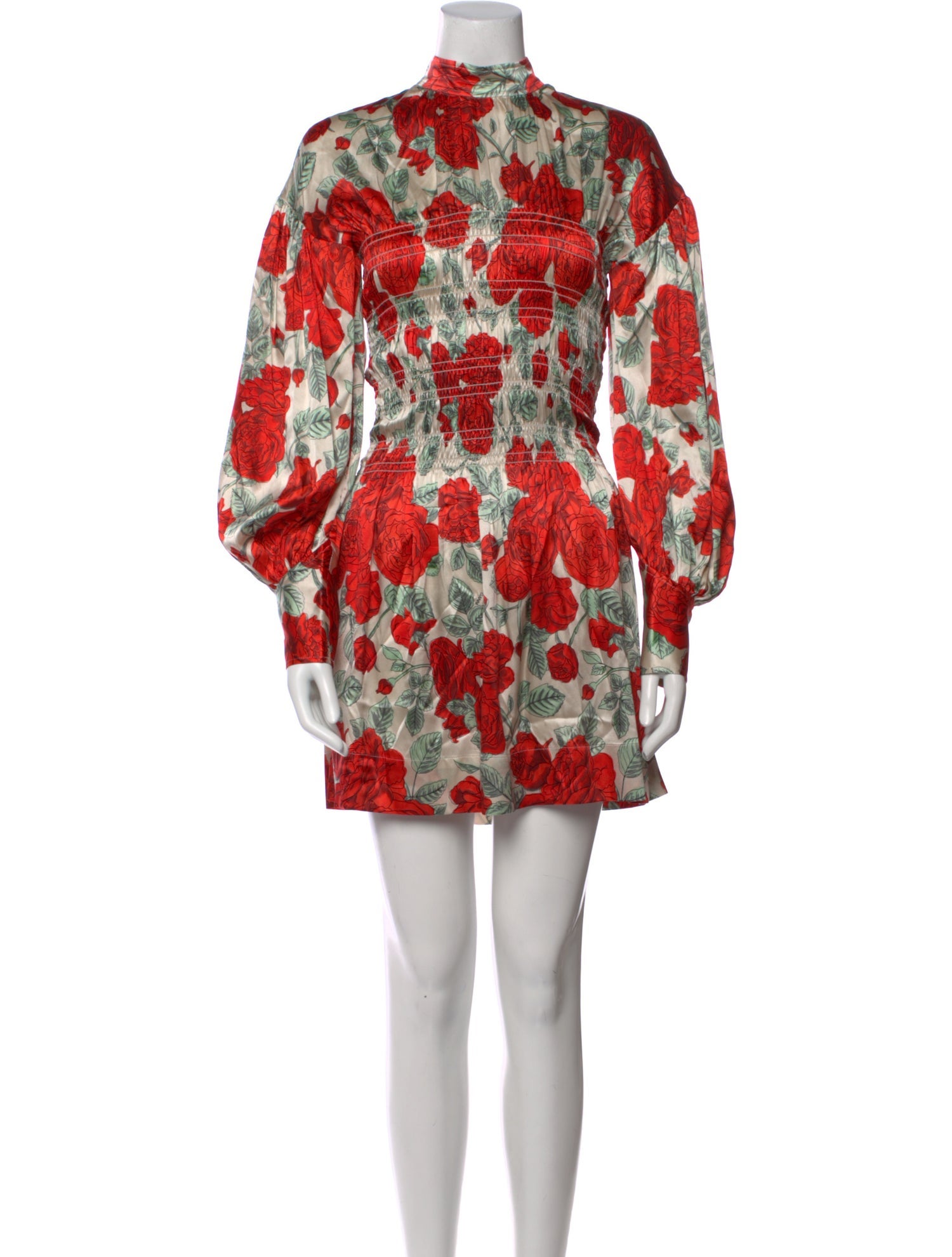 Ganni Silk Mini Dress