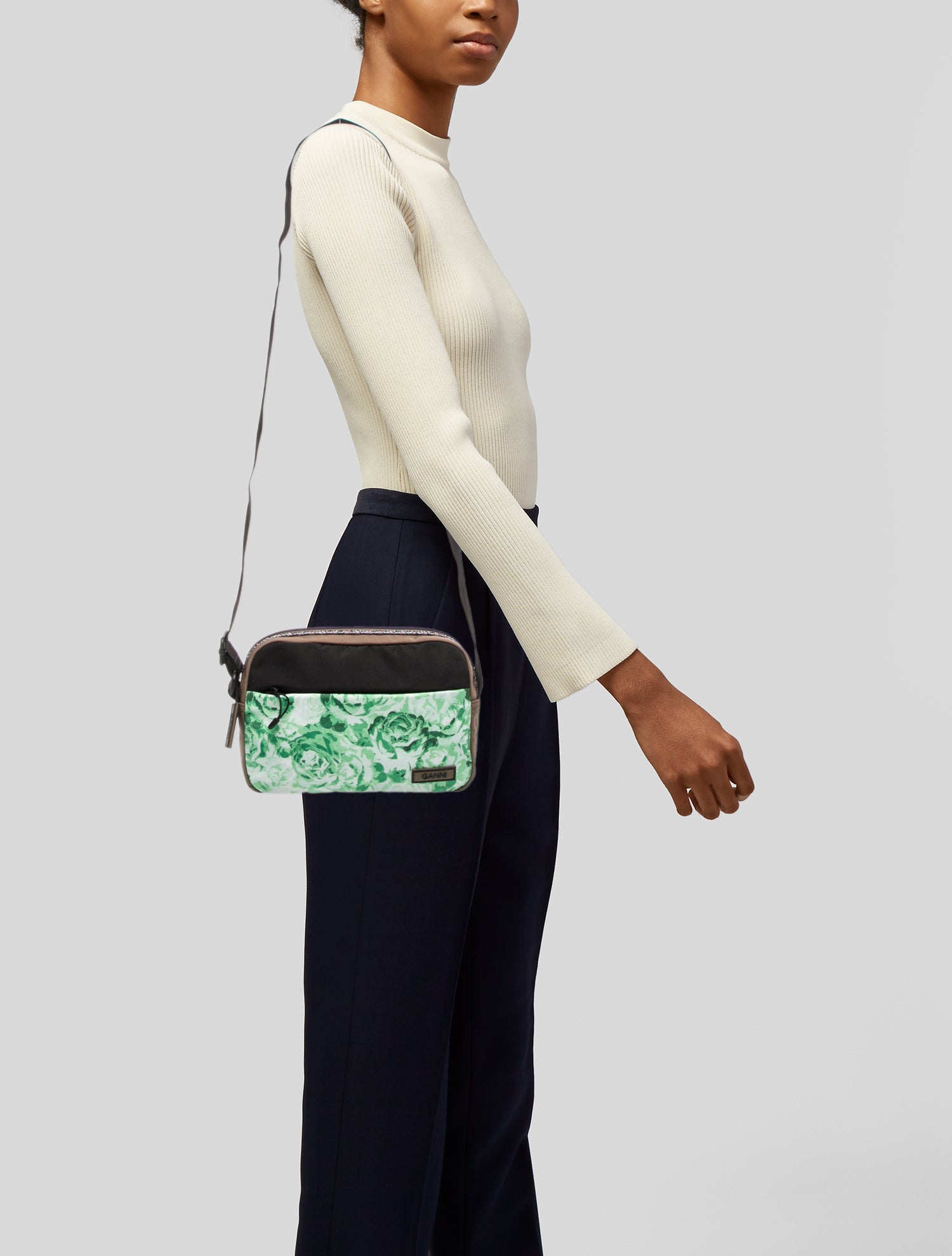 Ganni Nylon Crossbody Bag