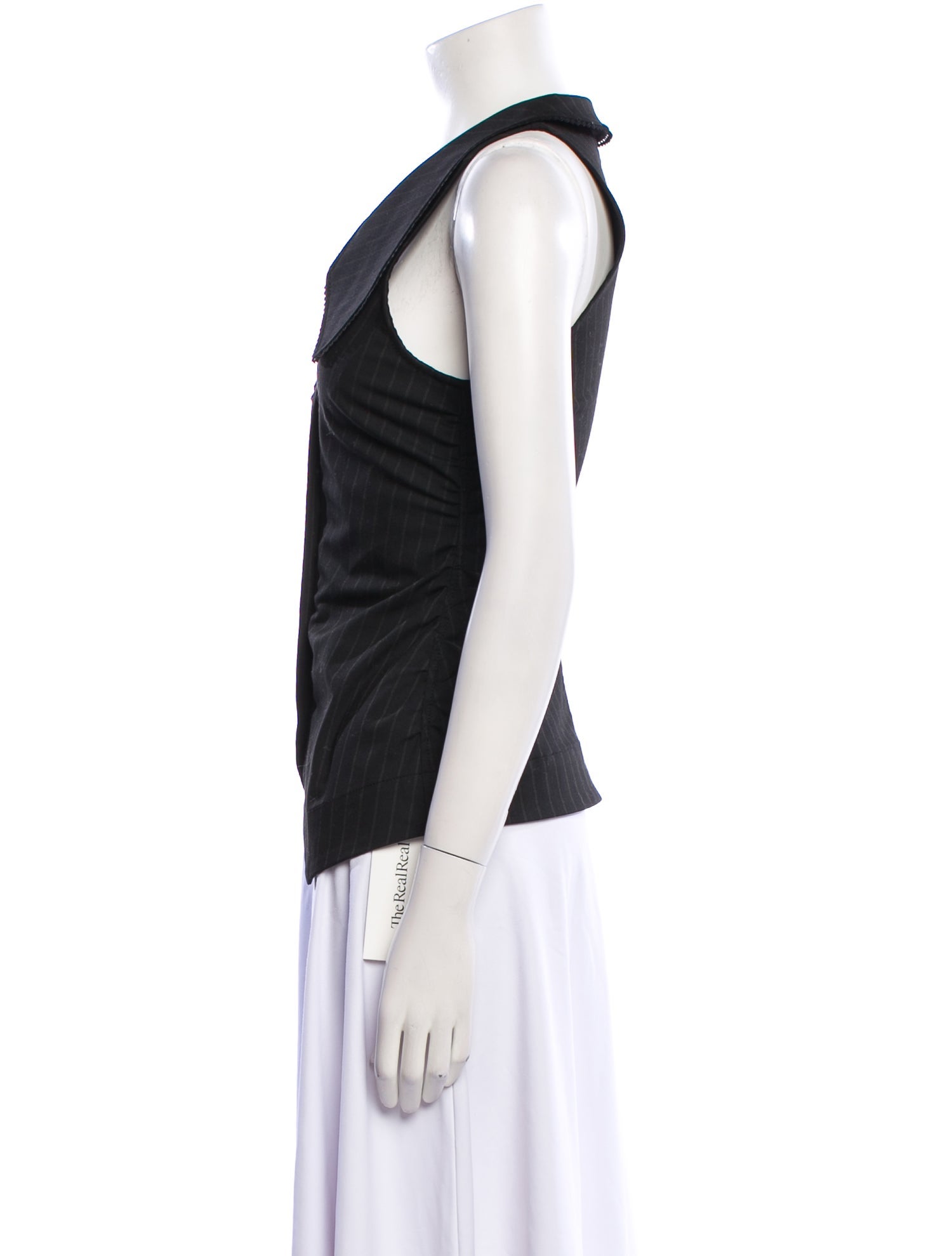 Ganni V-Neck Sleeveless Top