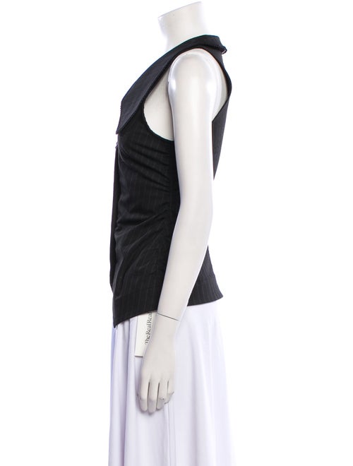 Ganni V-Neck Sleeveless Top