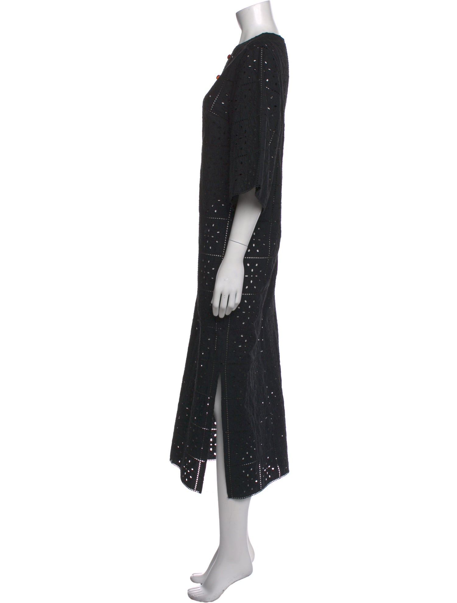 Ganni Crew Neck Long Dress
