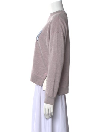 Ganni Graphic Print Crew Neck Sweatshirt