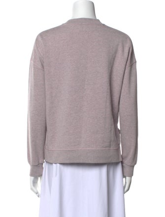 Ganni Graphic Print Crew Neck Sweatshirt