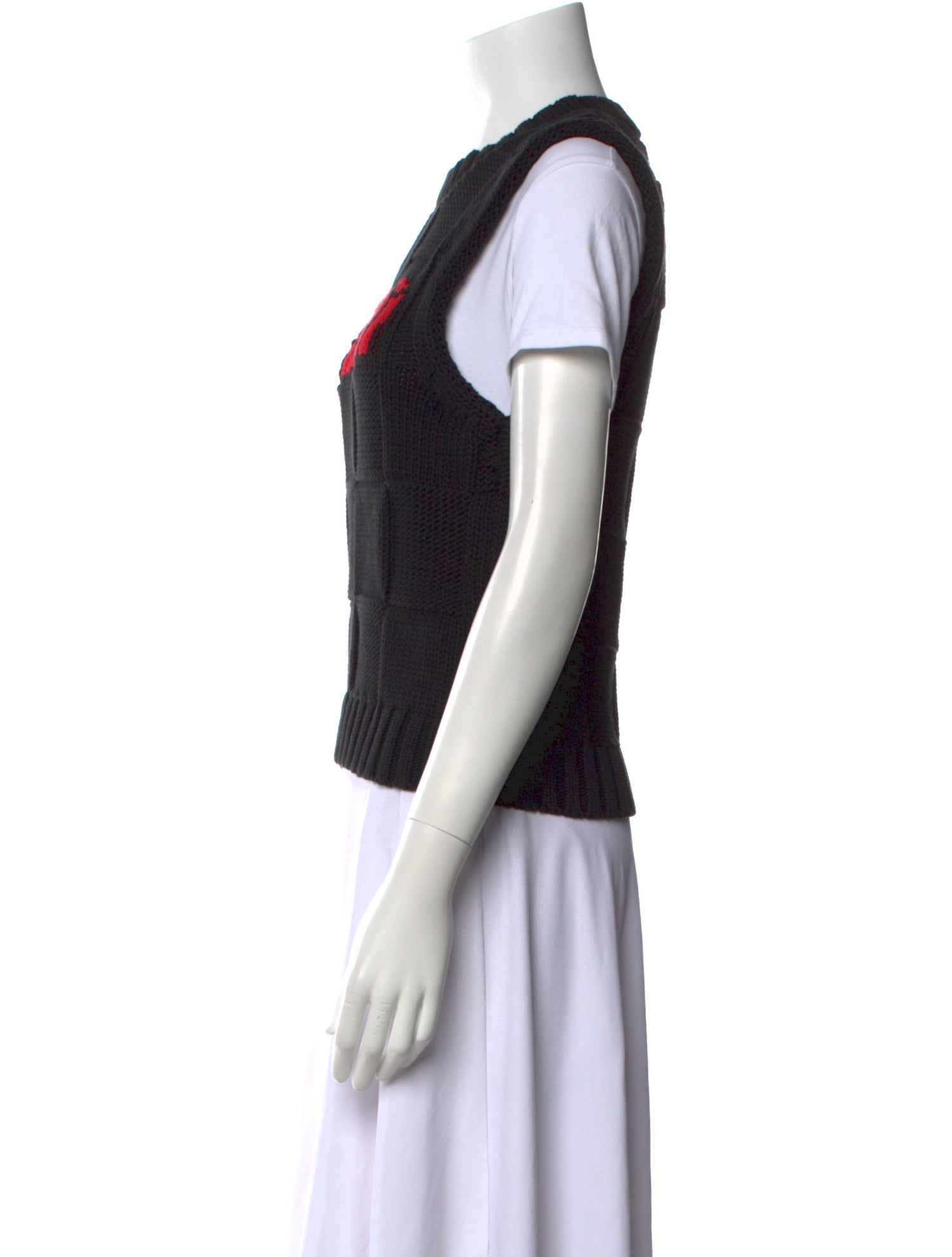 Ganni Graphic Print Crew Neck Sweater