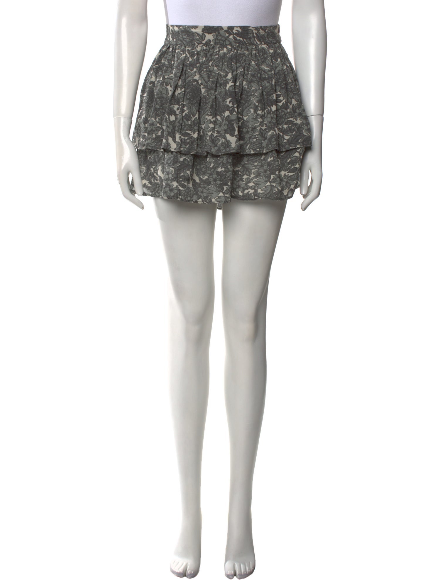 Ganni Printed Mini Skirt
