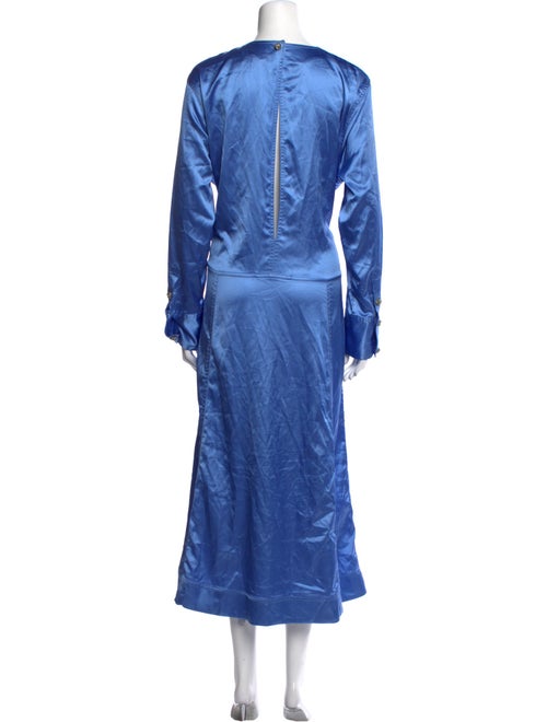 Ganni Crew Neck Long Dress