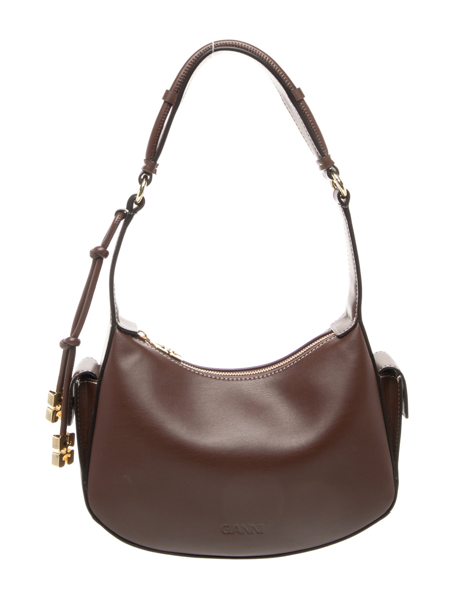 Ganni Leather Shoulder Bag