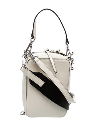 Ganni Leather Top Handle Bag