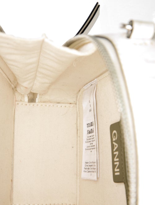 Ganni Leather Top Handle Bag