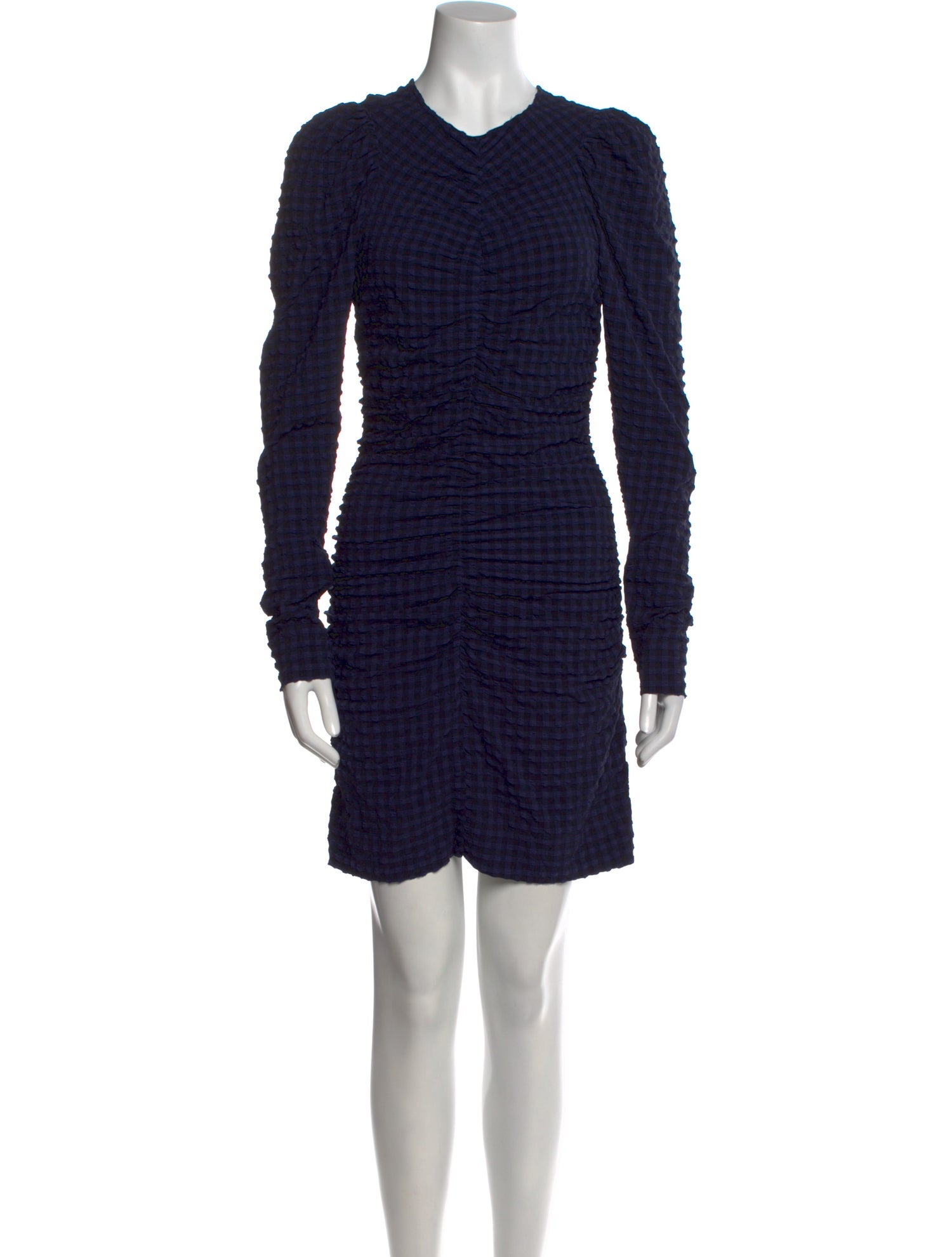 Ganni Crew Neck Mini Dress