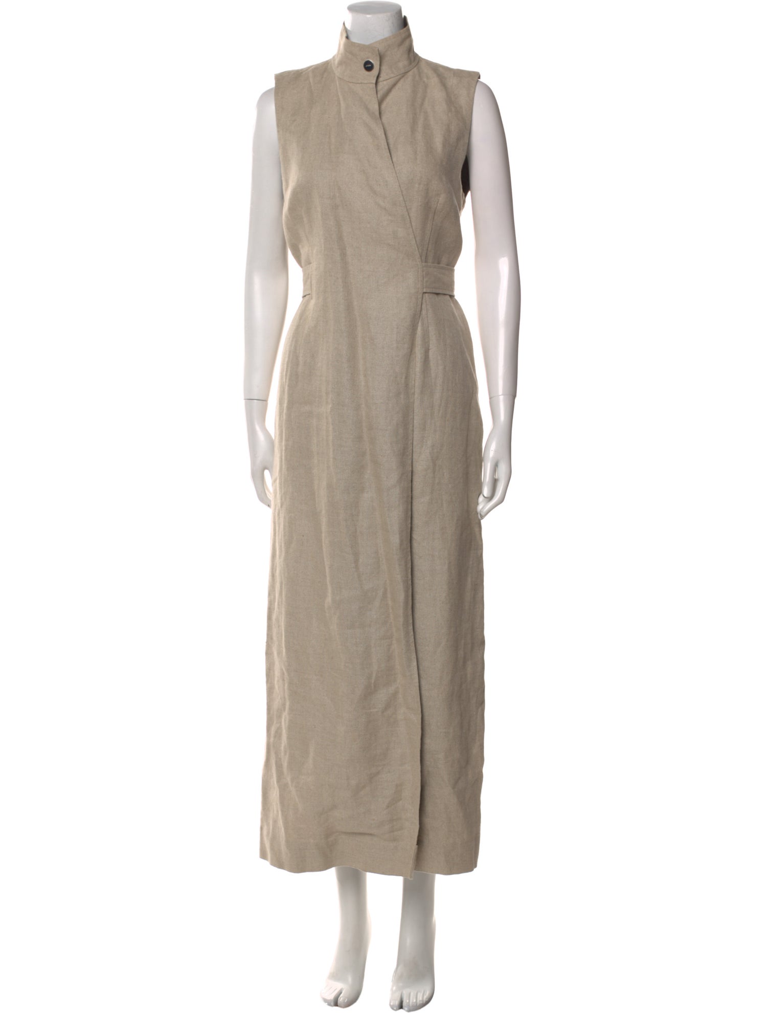 Ganni Linen Long Dress