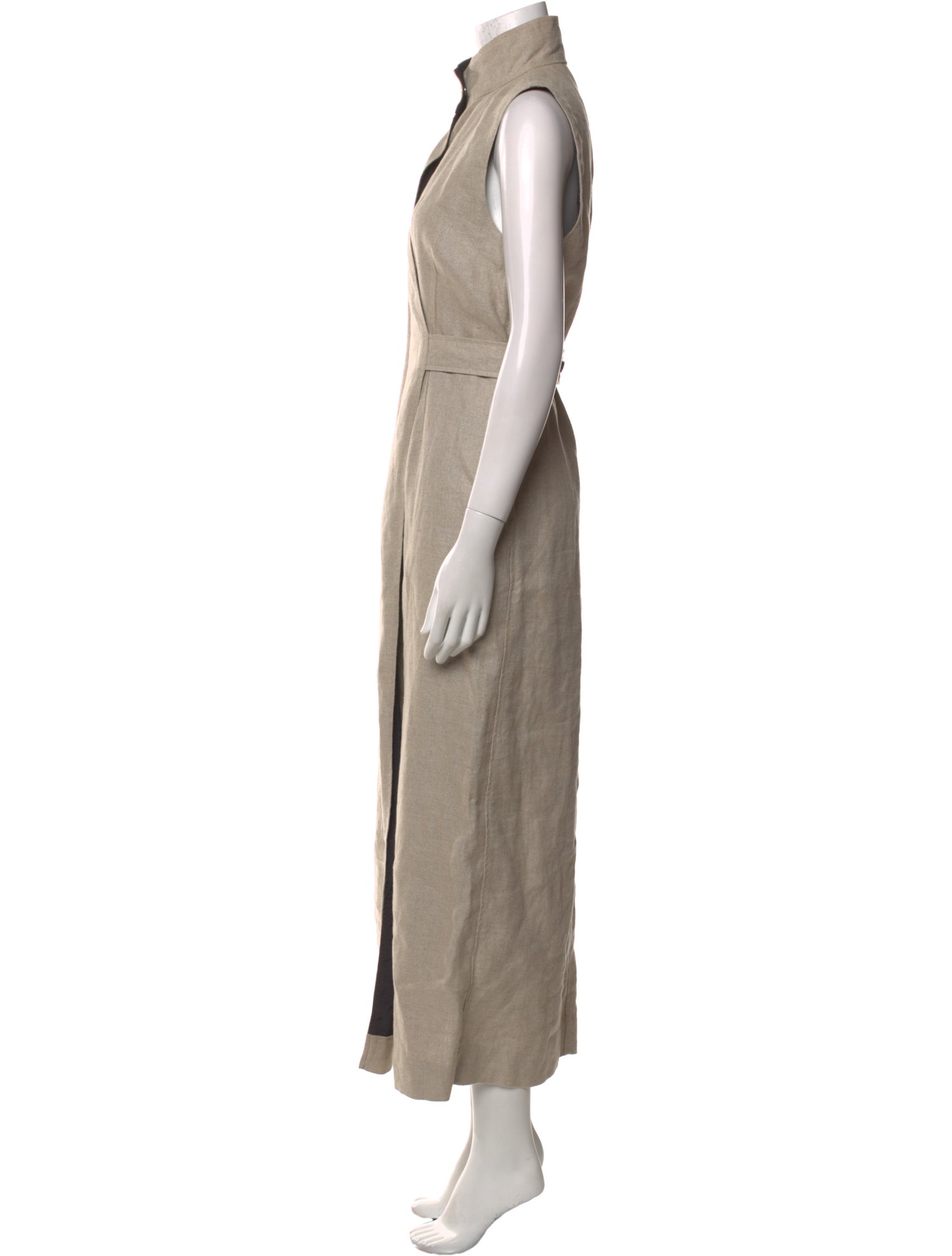 Ganni Linen Long Dress