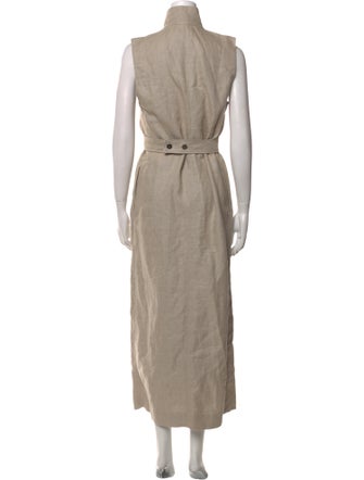 Ganni Linen Long Dress