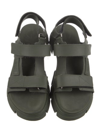 Ganni Rubber Slingback Sandals