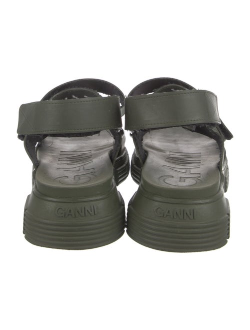 Ganni Rubber Slingback Sandals