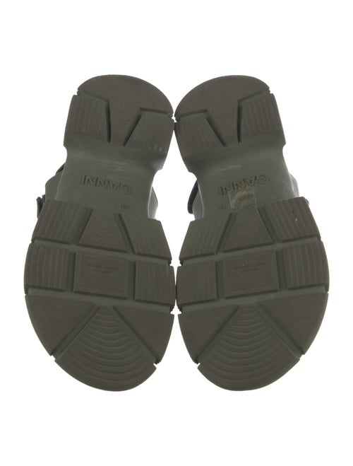 Ganni Rubber Slingback Sandals