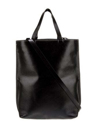 Ganni Leather Top Handle Bag