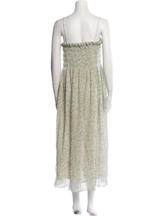 Ganni Printed Midi Length Dress