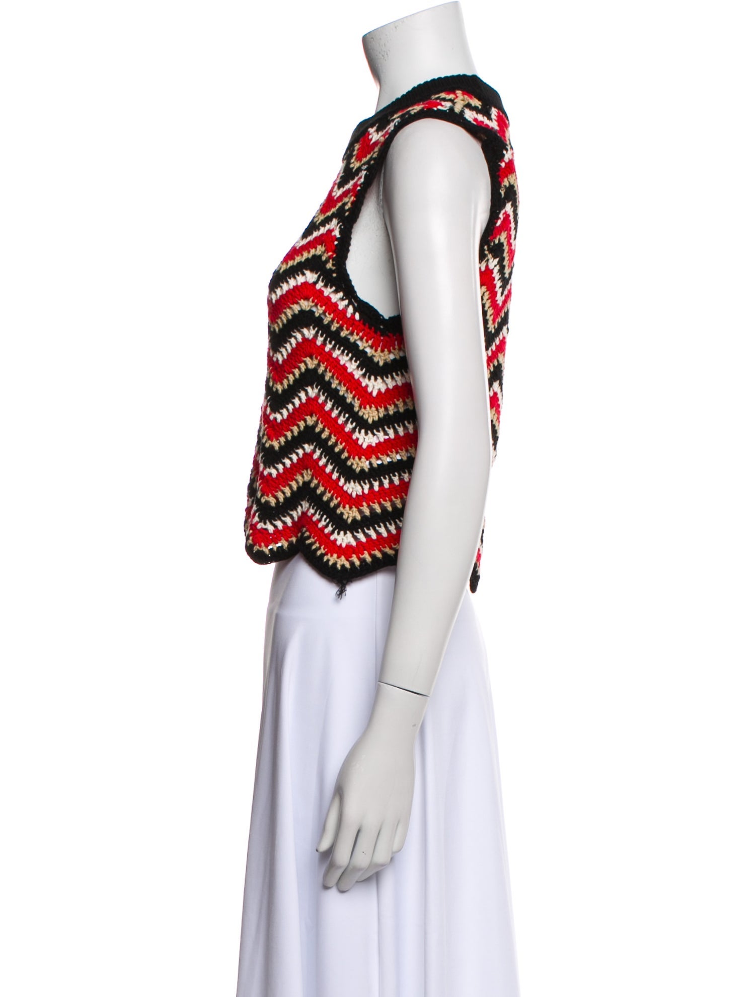 Ganni Striped Vest