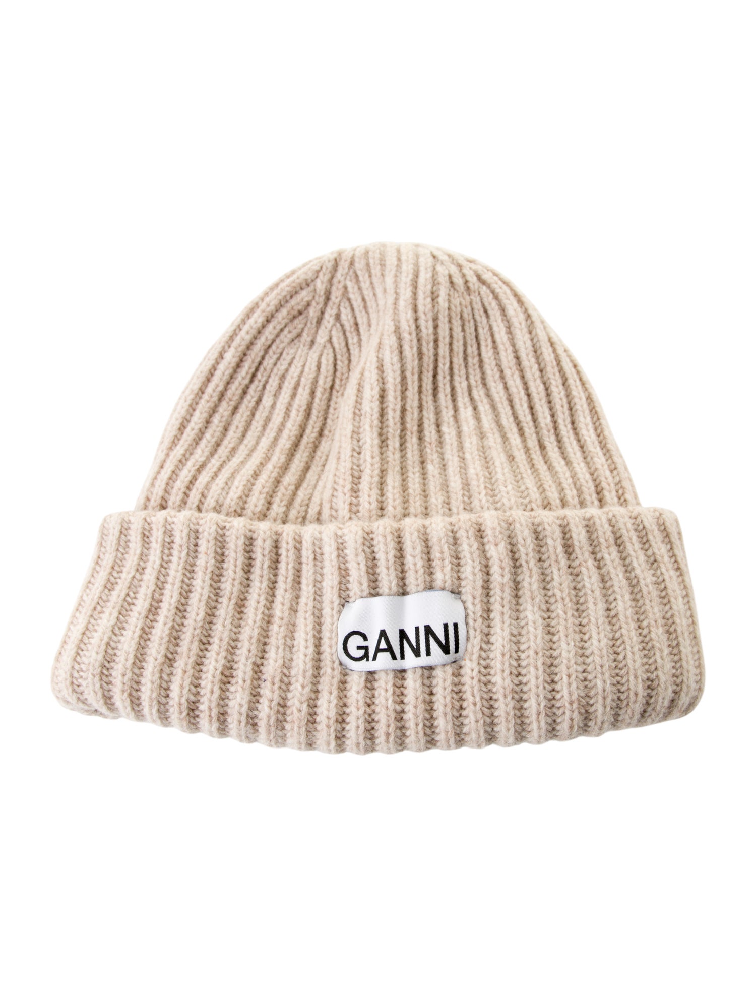 Ganni Rib Knit Beanie