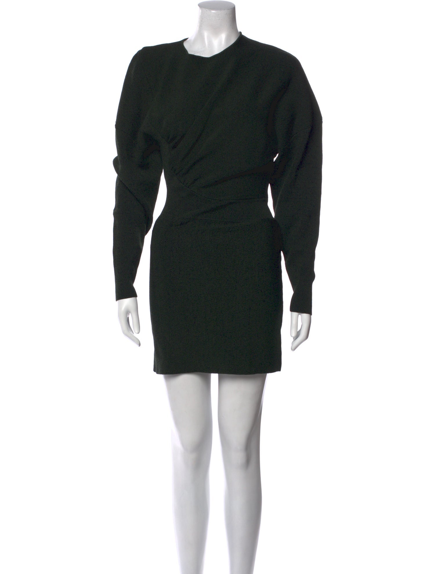 Ganni Crew Neck Mini Dress