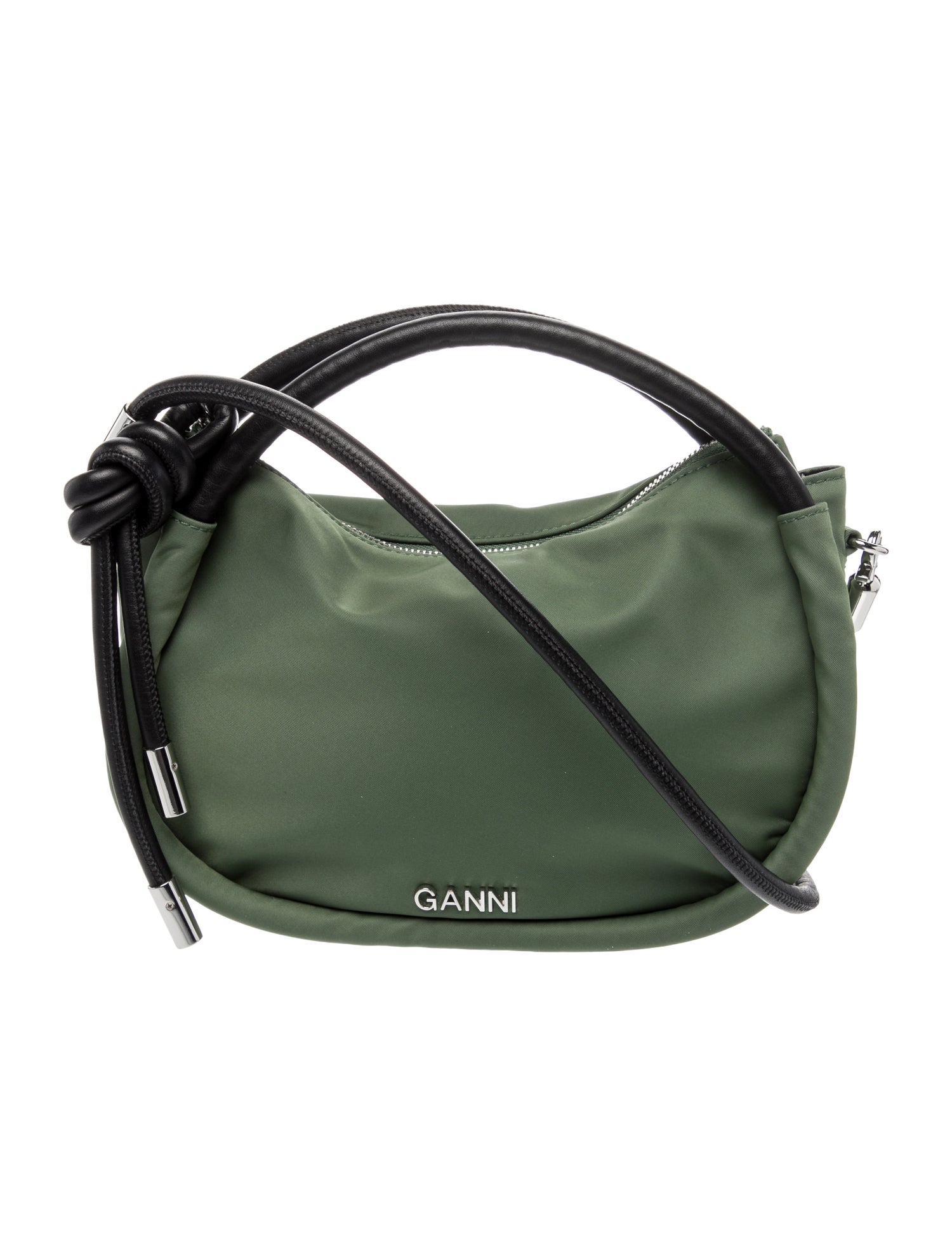Ganni Nylon Top Handle Bag