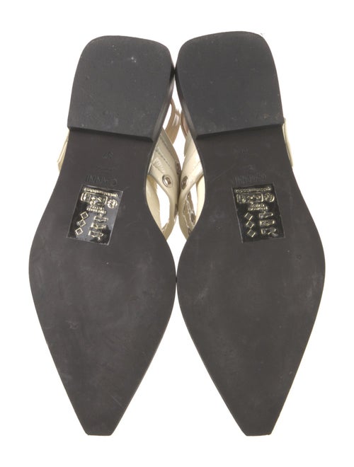 Ganni Patent Leather Slingback Flats