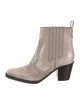 Ganni Leather Western Boots