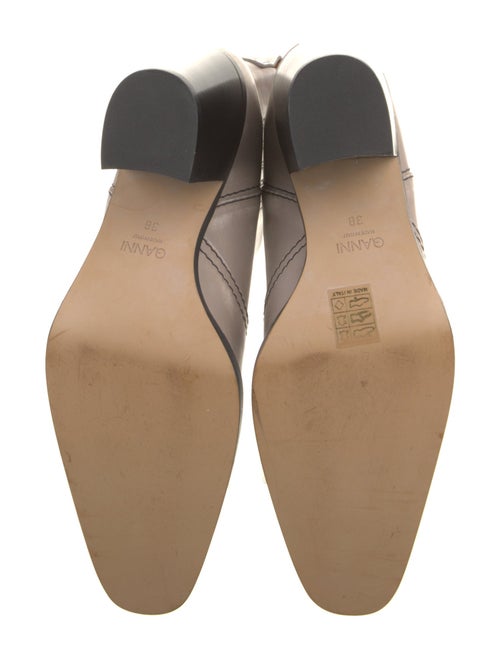 Ganni Leather Western Boots