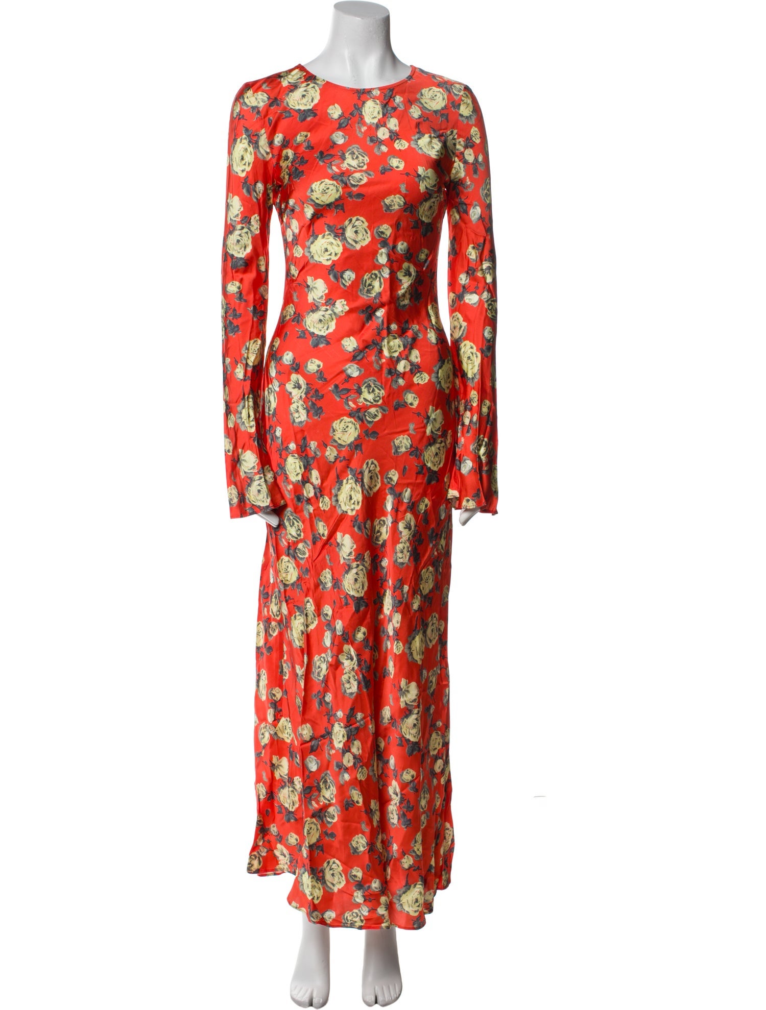 Ganni Floral Print Long Dress w/ Tags
