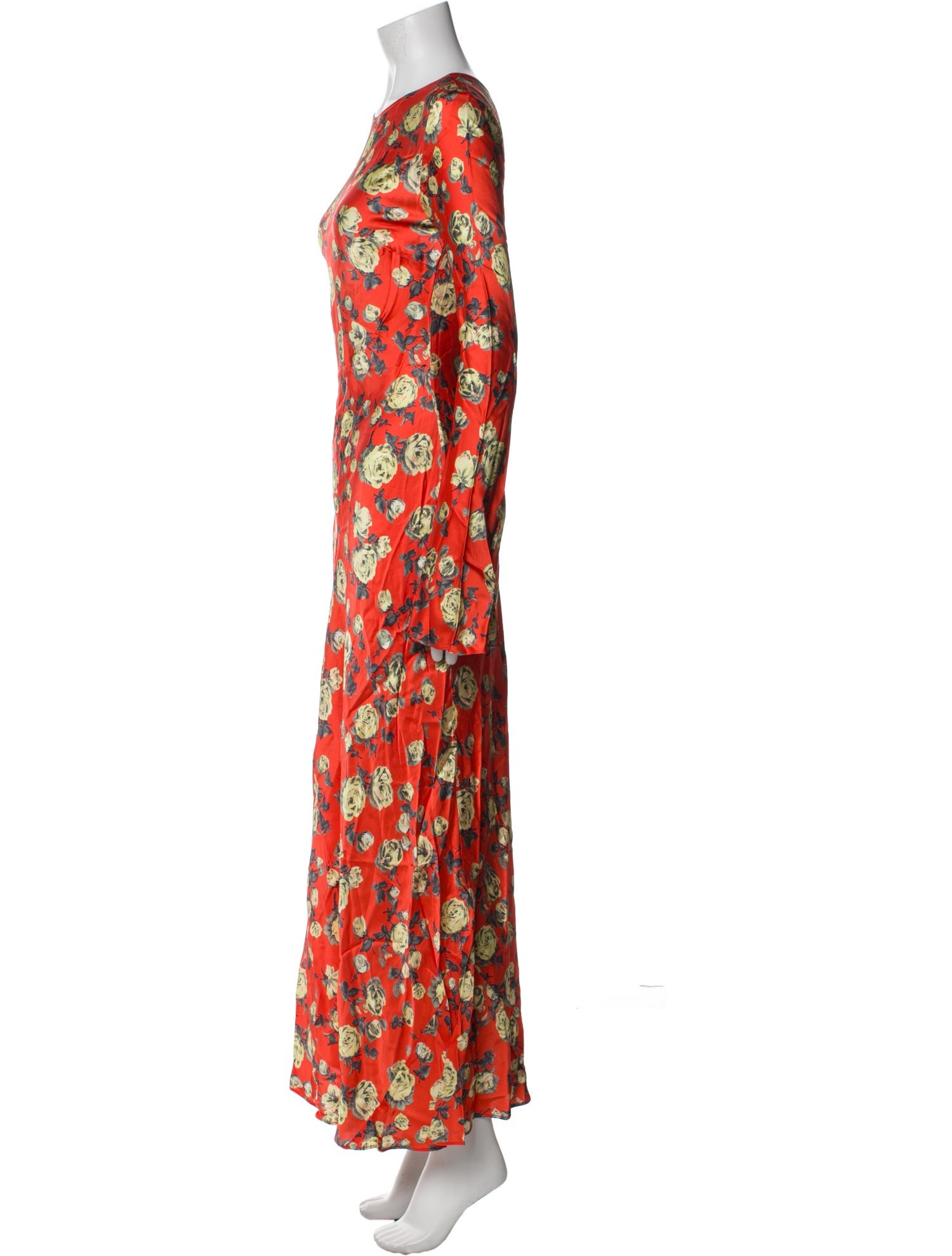 Ganni Floral Print Long Dress w/ Tags