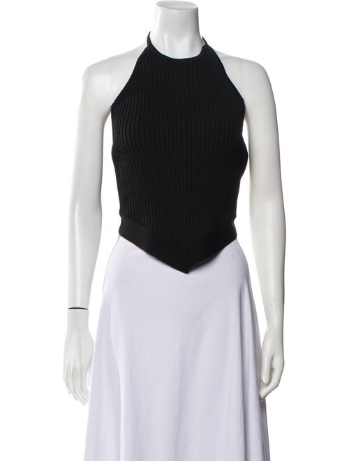 Ganni Halterneck Sleeveless Crop Top