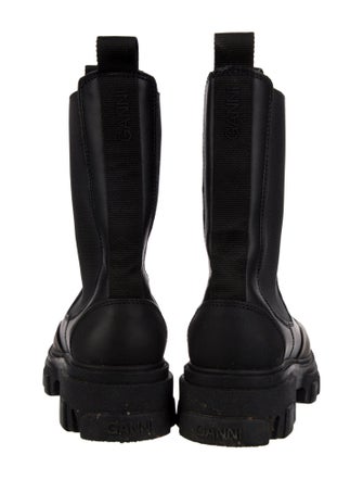 Ganni Leather Chelsea Boots
