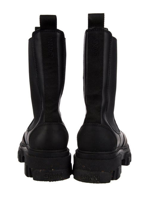 Ganni Leather Chelsea Boots