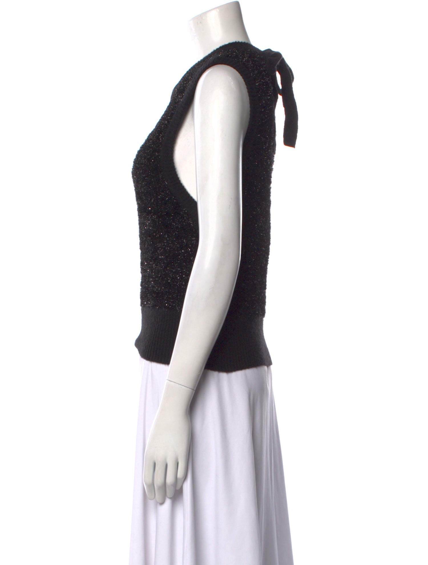 Ganni Crew Neck Sleeveless Top w/ Tags