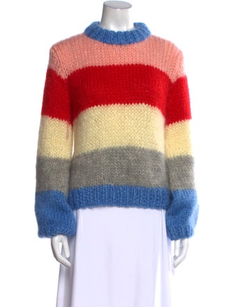 Ganni Wool Striped Sweater