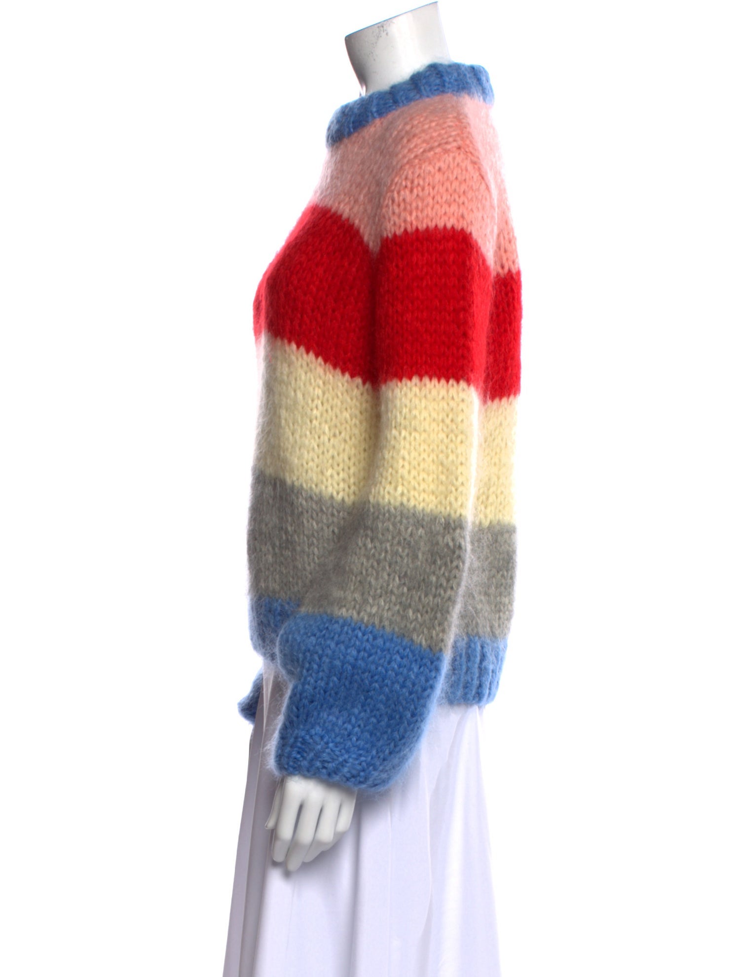 Ganni Wool Striped Sweater