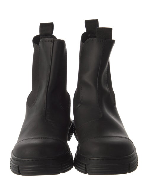 Ganni Leather Chelsea Boots