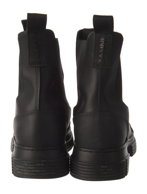 Ganni Leather Chelsea Boots
