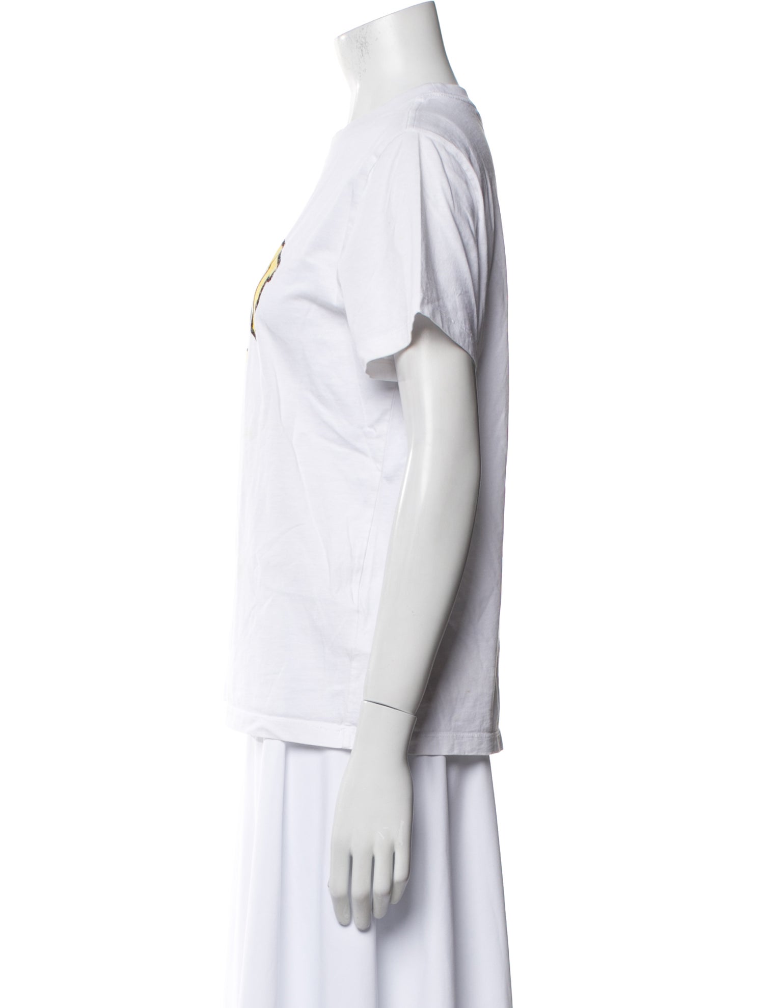 Ganni Graphic Print Crew Neck T-Shirt