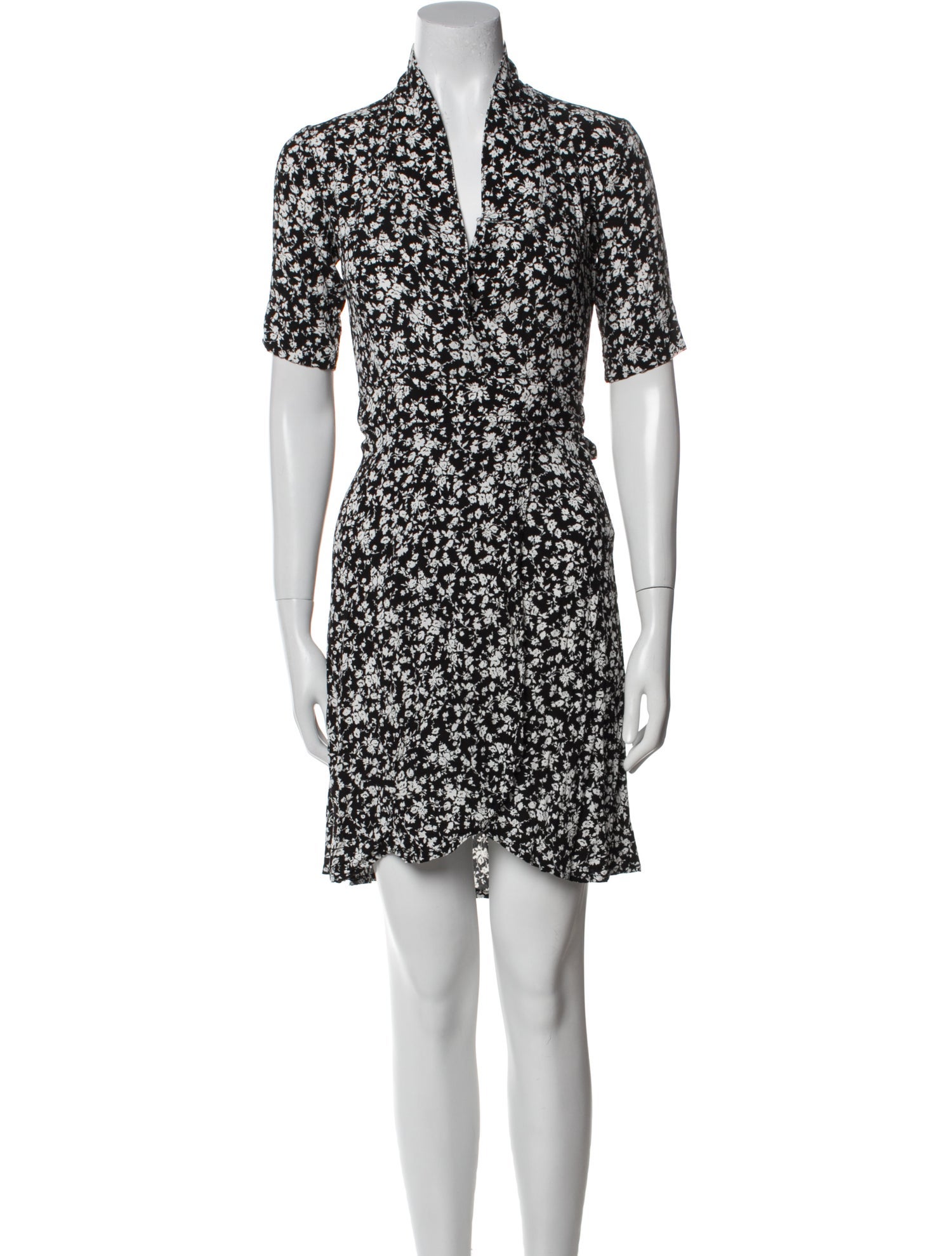 Ganni Floral Print Mini Dress