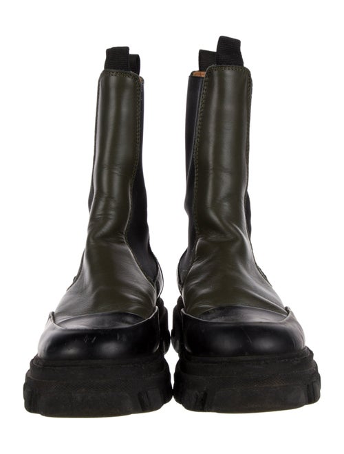 Ganni Leather Chelsea Boots