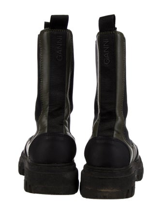 Ganni Leather Chelsea Boots