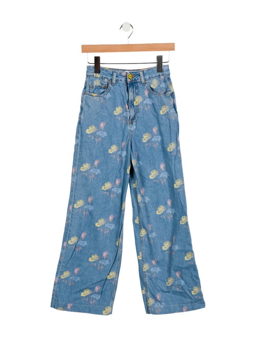 Ganni High-Rise Wide Leg Jeans