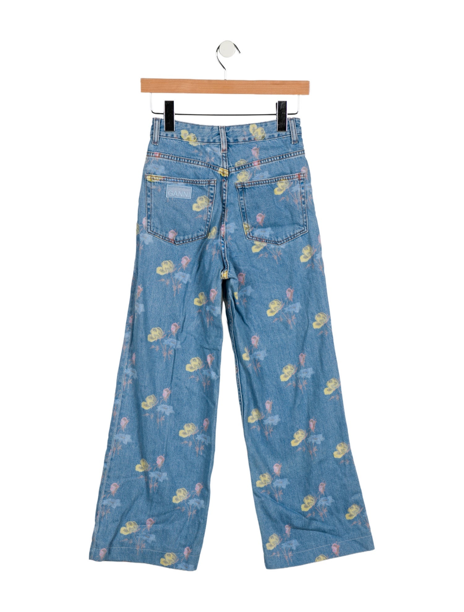 Ganni High-Rise Wide Leg Jeans