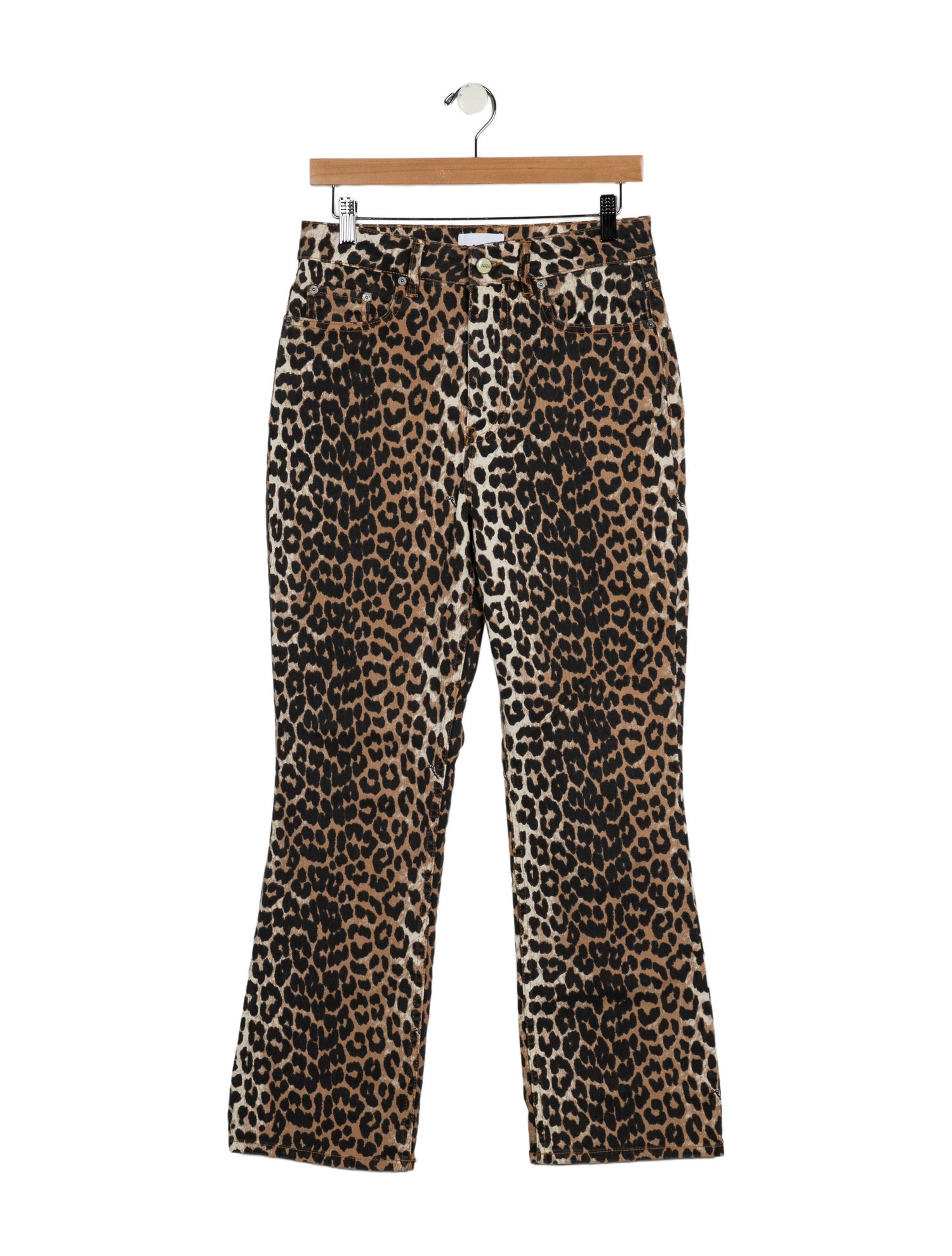 Ganni High-Rise Wide Leg Jeans